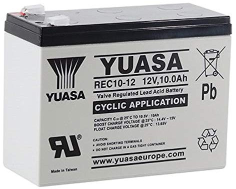 Best Price Square Battery, Deep Cycle, VRLA 12V 10AH REC10-12 by YUASA