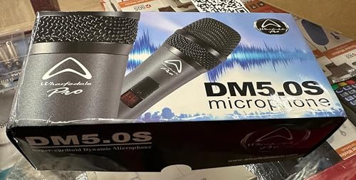 DM5.0S microfono di qualità professionale con switch on/off e cavo xlr/xlr in dotazione