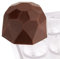 Contacto Pralinenform Diamant für 21 Pralinen Ø25 x 17 mm, große Formplatte 27,5 x 13,5 x 2,5 cm aus Kunststoff, transparent