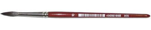 MAIER PINSEL 16108 Haarpinsel Aquarell, Größe 08, rot