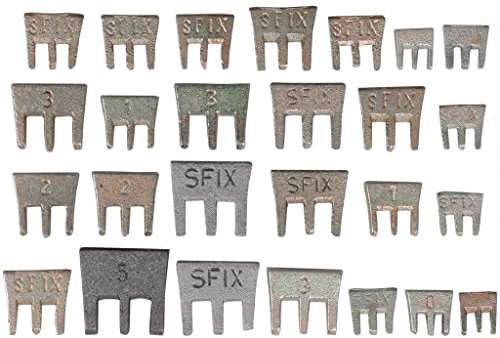 SW-Stahl 50128L Hammerkeilsortiment 25-teilig I Stielbefestigungskeil Set aus verschiedenen Größen I Hammerkeiler für 100 g - 6 kg Kopfgewicht I sichere Verbindung zwischen Hammerstiel und Hammerkopf