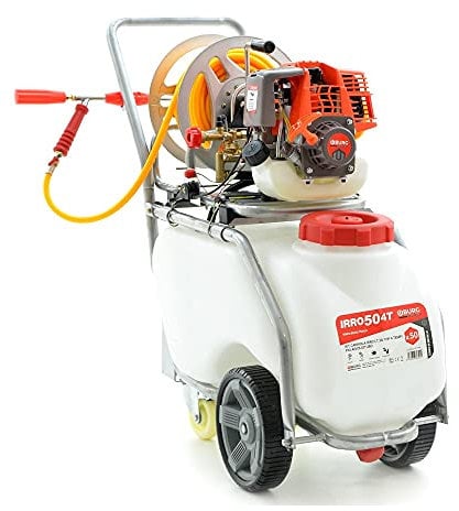 KIT CARRIOLA IRRO A SCOPPIO 50 LT - 4 TEMPI MOTOPOMPA IRRORAZIONE POMPA DISERBO