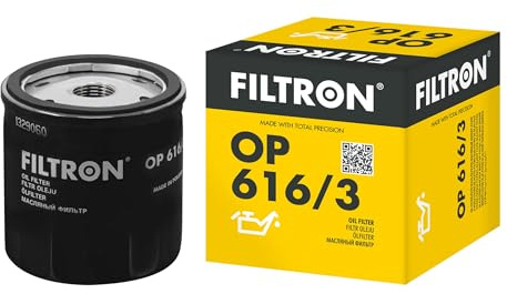 FILTRON OP 616/3 Ölfilter - für PKW + TRANSPORTER | Für PKW, Zuverlässiger Motorschutz, Optimaler Ölfluss, Robuste Bauweise, Entwickelt für Optimalen Schutz
