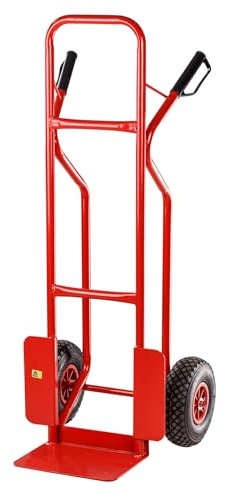 DEMA Sackkarre 150 kg Stapelkarre Transportwagen mit Luftbereifung - Robust, Leicht, Faltbar für Werkstatt, Lager, Umzug