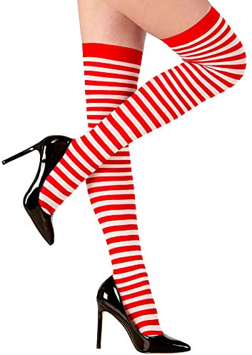 W WIDMANN MILANO Party Fashion - Sur-bas rayés, 70 DEN, Carnaval, Fête à thème