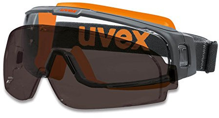 Uvex u-Sonic Vollsichtschutzbrille - Supravision Excellence - Grau/Grau-Orange