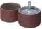 wolfcraft Schleifzylinder, Ø 45 mm I 2038000I Set mit 2 Schleifbändern I Körnung 80, 150 I für Holz, Metall, Kunststoff I 6 mm Rundschaft I für Bohrmaschinen