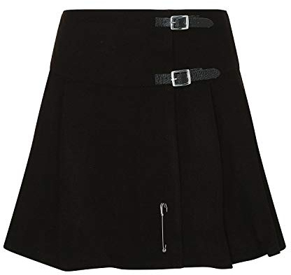 Tartanista Womens Scottish Tartan 16.5 Length Mini Kilt Skirt and Pin - 6-28