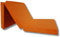 Natalia Spzoo – gemütliche Faltmatratze – Klappmatratze mit Schaumstoffkern & abnehmbarem Bezug – 3-teilige klappbare Schlafmatte 195 x 65 x 8 cm (Orange 1333-100% Polyester)