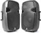 VONYX SPJ-1500A 15 Active PA Speakers Pair with Built-in Amplifier, Integrated Mixer, Bass and Treble Controls - 1600W DJ Sound System for Live Events, Parties and Stage Performances