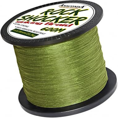 Sänger Top Tackle Systems Unisex – Erwachsene Anaconda Rockshocker Sinking Braid 600m/0,28mm, Grün, 0.28mm