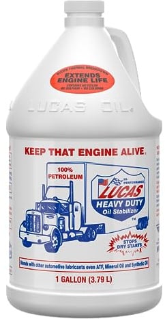 Lucas Oil 10002 Heavy Duty Oil Stabilizer, 3.785 Litre, White