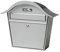 Burg Wächter Briefkasten, Namensschild, Einwurf-Format DIN B5, Verzinkter Stahl, Holiday 5842 Si, Silber, Stahl Silberfärbig