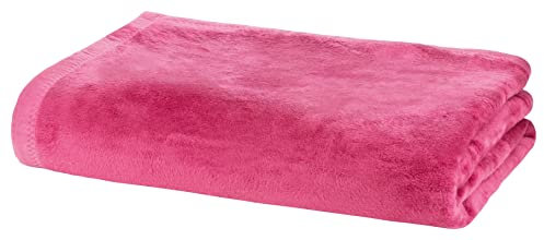 Moon Kuscheldecke Wohndecke Wolldecke 150x200 pink