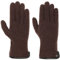 Roeckl Wollhandschuhe mit Lederpaspel Strickhandschuhe Wollhandschuhe (6 1/2 HS - braun)