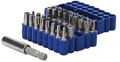 SECURITY BIT SET 33PCE 25 MM SCREWDRIVER SCREW DRIVER TAMPER PROOF P104