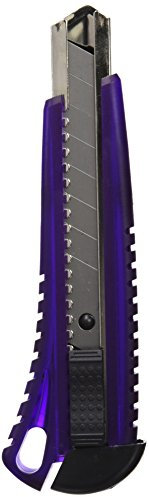 Rapesco RCK002A1 Cutter Rétractable 18 mm, Violet ou Bleu