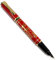 Gullor advanced fountain pen with golden painting - hidden nib - red