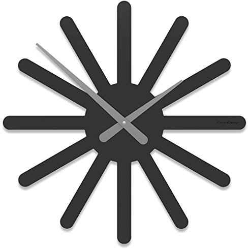 CalleaDesign - Wanduhr Astérix, Schwarz