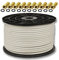 Premium X Deluxe PRO Koaxial Kabel 5-Fach geschirmt, reines Kupfer 100 Meter SAT Antennenkabel + 10 F-Stecker 8,0mm