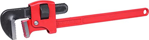 KS Tools 114.0024 - Plomberie Outillage Clé Serre Tube - Type Stillson en 24'', 600 mm - Pince Plombier avec Serrage en Continu - Cle Tube Forgée avec Mâchoires en Acier Traité - Denture Opposée