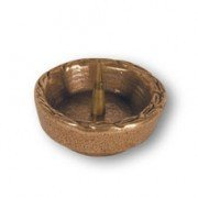 Schmuckleuchter - 5 cm Bronze Kerzenleuchter edel - Klassisches Design | Miniatur-Kerzenhalter in Bronzeoptik, ideal für Tafelkerzen, zeitloses Design, hochwertige Verarbeitung & stabil