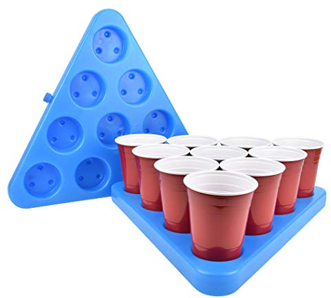 GoPong n-Ice Rack gefrierergeeignet Beer Pong Rack Set, inklusive 2-Racks, 3-Balls und Rules