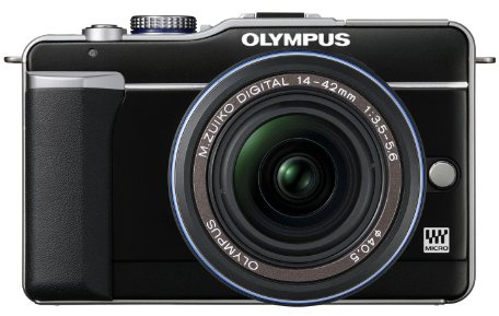 Olympus PEN E-PL1 Systemkamera (13 Megapixel, 6,9 cm (2,7 Zoll) Display, Bildstabilisator) Gehäuse schwarz