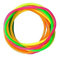 Pack of 12 Mixed Neon Gummy Bracelets Gomme (Multicolore)