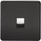 Knightsbridge SF7400MB Screwless Telephone Extension Socket, Matt Black