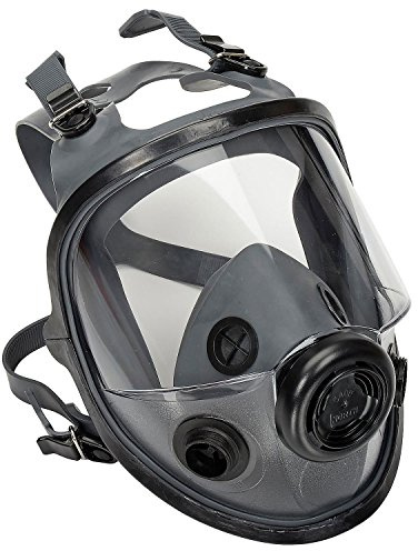 North by Honeywell 54001 5400 Series Low Maintenance Full Facepiece Respirators, Medium/Large