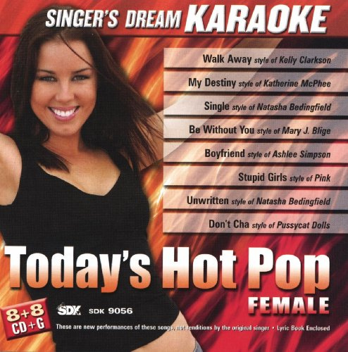 Today's Hot Pop Female - Karaoke CDG