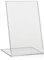 VITAdisplays® DIN A5 Tischaufsteller/L-Aufsteller/L-Ständer/Werbeaufsteller/schräg, Transparent (NE-370L)
