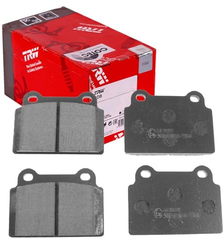TRW GDB3488 Brake Pad Set of 4 Compatible for Mitsubishi Lancer VIII (CY_A, CZ_A) 2007 - Front Axle, Rear Axle and Other Vehicles