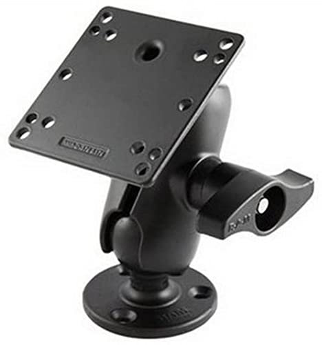 Ram Mounts with 3.68 Base & VESA SHRT ARM, RAM-D-101-C-ID1U (& VESA SHRT ARM)