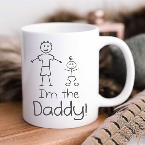 60 Second Makeover Limited I'm The Daddy Mug Family Present New Daddy New Baby Gift Cup Ceramic
