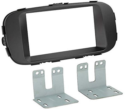 Doppel 2 DIN Blende Radio-geeignet für KIA SOUL 2014 > Schwarz
