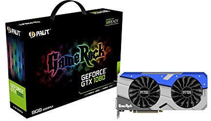 Palit NEB1080T15P2G Carte Graphique Nvidia GeForce GTX 1080 1607 MHz 8 Go SATA PCI Express