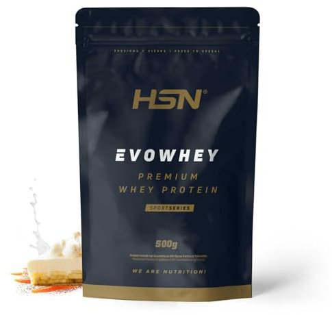 HSN Evowhey Protein | Banana Caramelo 500g = 17 Tomas por Envase Concentrado de Proteína de Suero | 100% Whey Protein Concentrate (WPC) | No-GMO, Vegetariano, Sin Gluten ni Soja