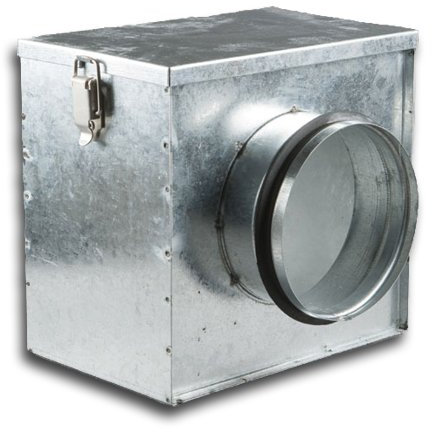 Blauberg UK in Line Air Filter Box for Extractor Fan, Ducting, Ventilation, Hydroponics (8 / 200mm)