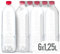 Lanjarón Lot de 6 bouteilles d'eau minérale 100% plastique recyclé Naturel 1,25 l
