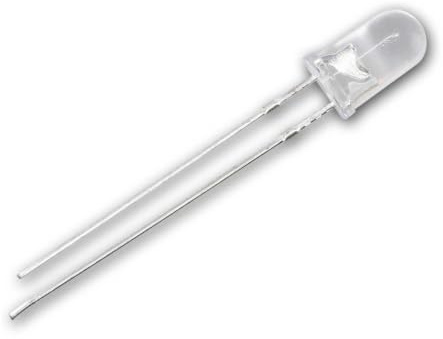 world-trading-net - 25 LEDs 5mm wasserklar blau Typ WTN-5-8000b, Leuchtdiode, bedrahtet, Diode Leuchtend, als Bauteil