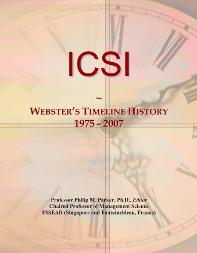 ICSI: Webster's Timeline History, 1975 - 2007
