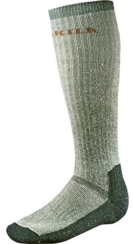 Härkila | Expedition long Socke | Professionelle Jagd Kleidung & Jagd Zubehör für Herren & Damen | Skandinavische Qualität Made to Last | Grey/Green, M