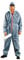 REIS KOM Maleranzug | Ganzkörperanzug | Overall | Schutzanzug | Lackieranzug | Blau | XL Größe