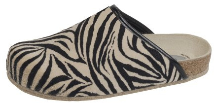 Bio-Hausschuh-Pantoffel Animal Zebra Gr. 40