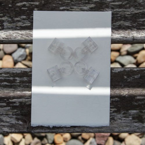 Ring Clips For Roman Blind Rods - Pack Of 20