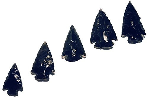 5 Pfeilspitzen Obsidian