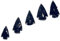 5 Pfeilspitzen Obsidian