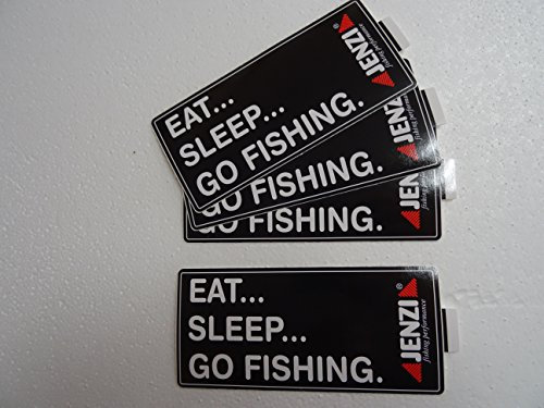 Aufkleber - Autoaufkleber - EAT-SLEAP - GO FISHING